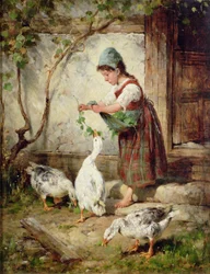A garota do ganso